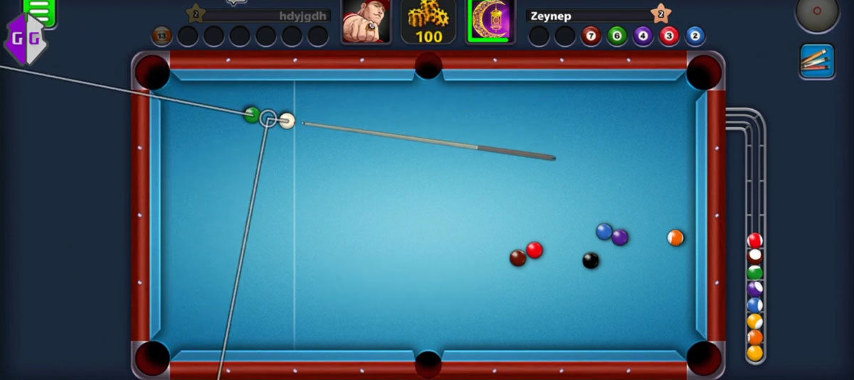هک بازی 8 ball pool